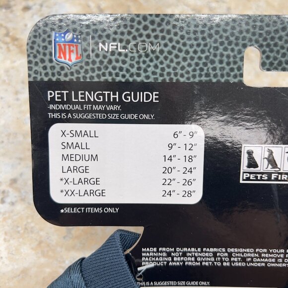 NFL Official Team Pet Wear Chicago Bears Dog Mesh Jersey Size Small - Picture 3 of 4